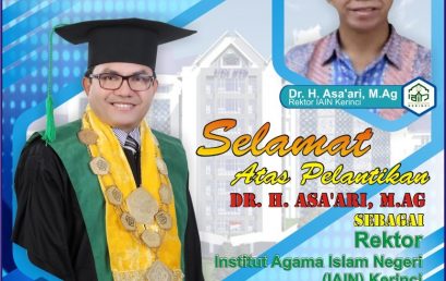 Selamat Atas Pelantikan Rektor IAIN Kerinci