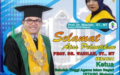 Selamat Atas Pelantikan Ketua STAIN Majene