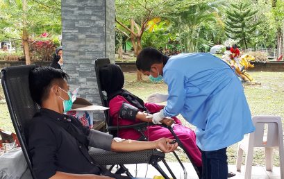 Wujud Solidaritas kemanusiaan, UKK KSR PMI Gelar Donor Darah I