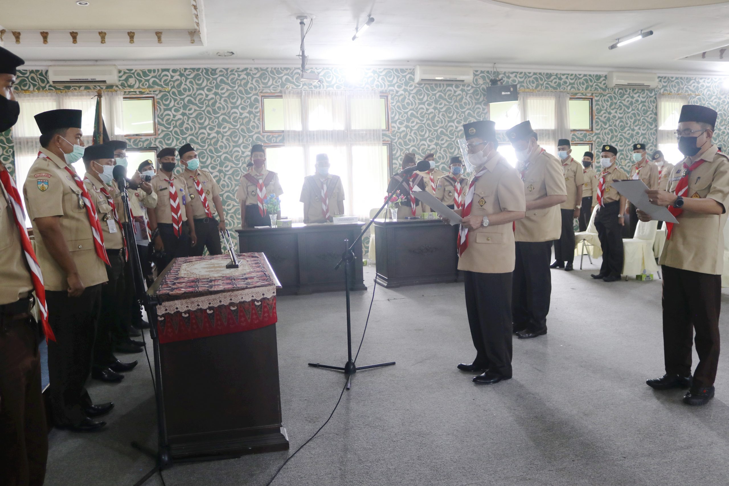 Rektor Dilantik Sebagai Ketua Majelis Pembimbing Gugus Depan Muaro Jambi
