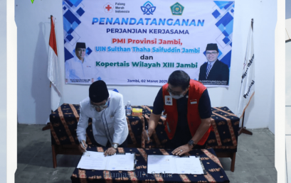 UIN STS Jambi Jalin Kerjasama Bersama PMI dan Kopertais Wilayah XIII