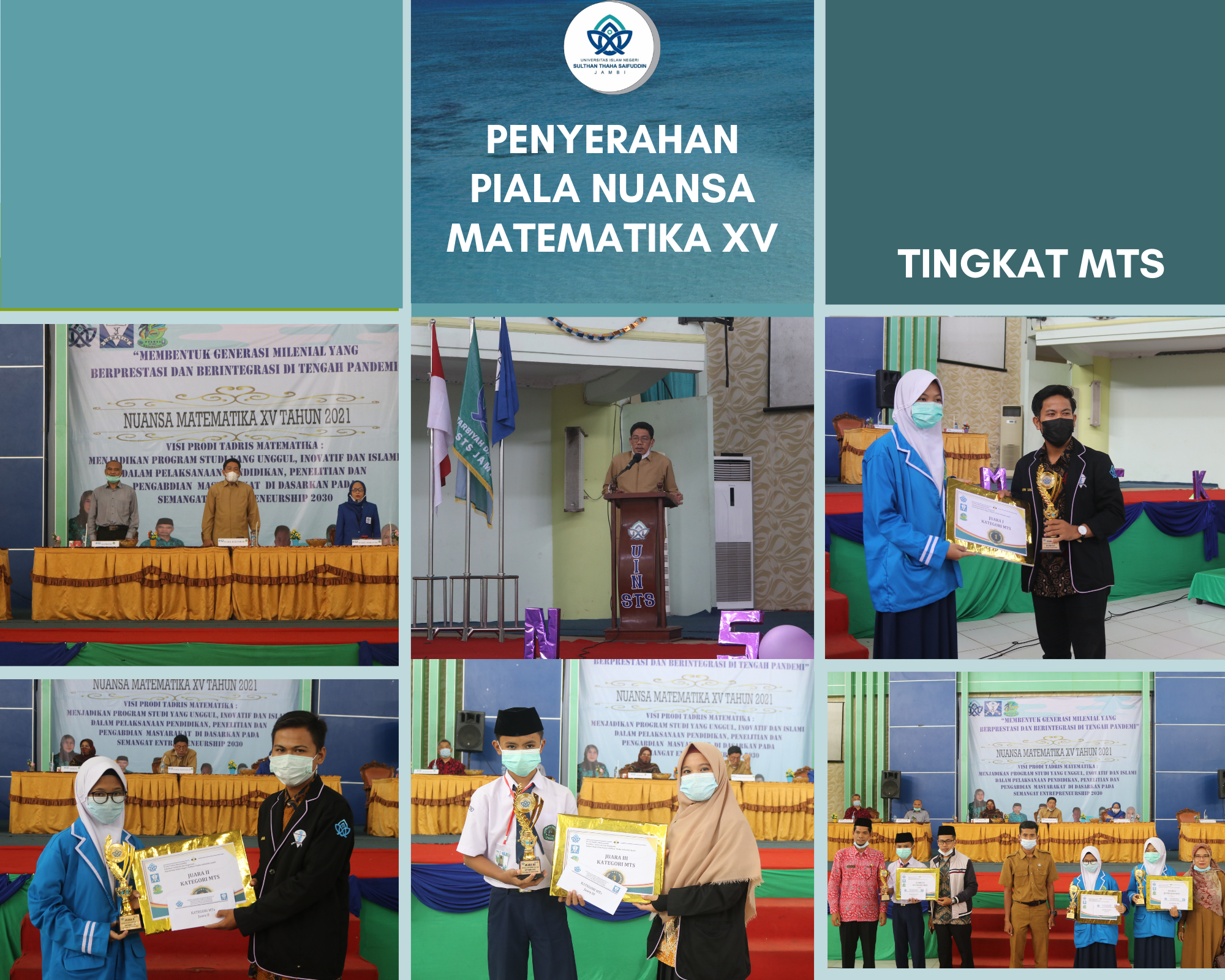 MAN IC dan SMP Unggul Sakti Juara Umum Nuansa Matematika XV