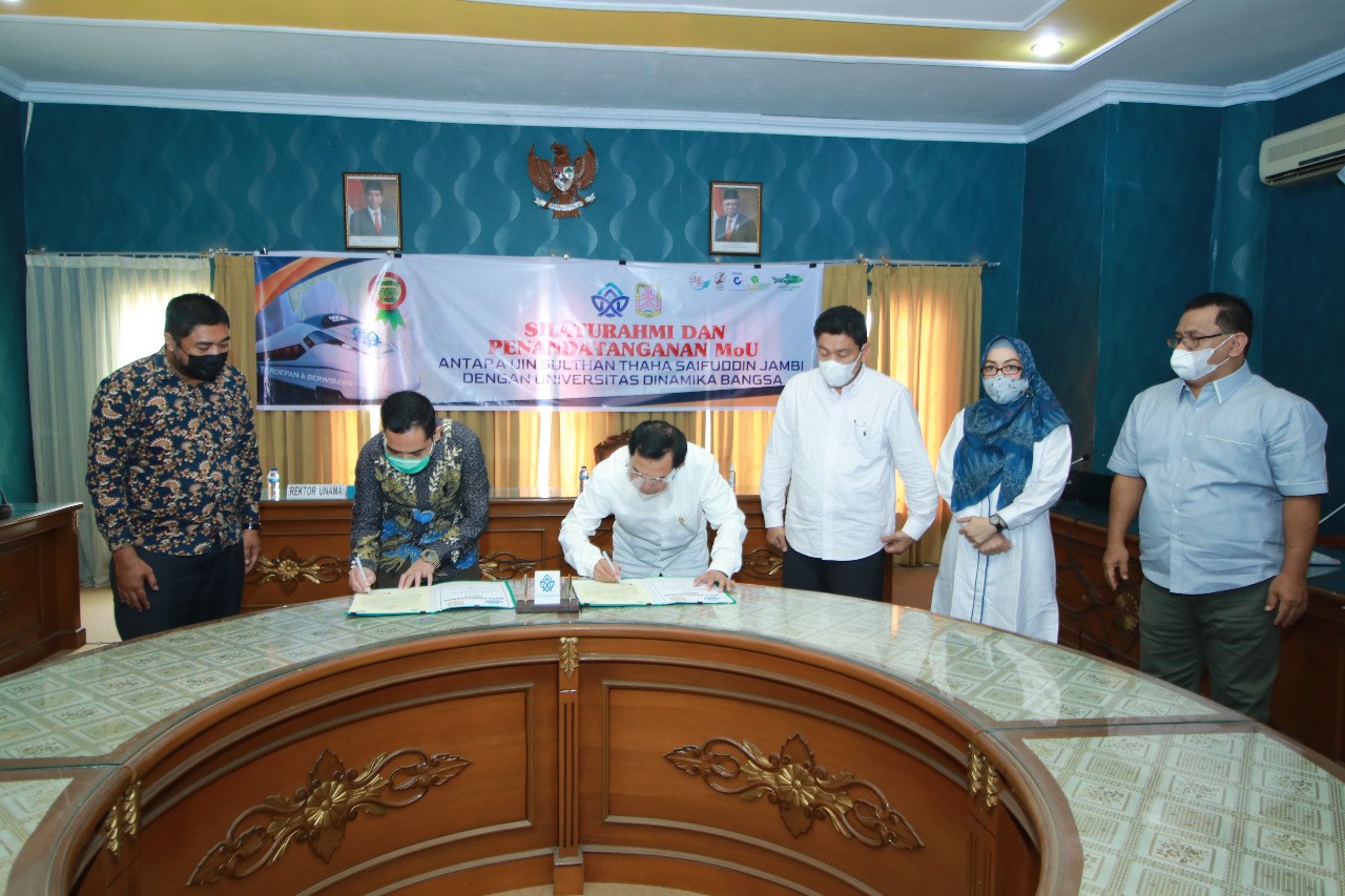 Bangun Sinergitas, UIN STS Jambi Tandatangani MoU dengan UNAMA Bangun Sinergitas, UIN STS Jambi Tandatangani MoU dengan UNAMA