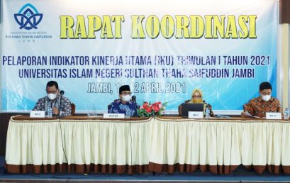 UIN STS Jambi Gelar Rakor Pelaporan IKU Triwulan I
