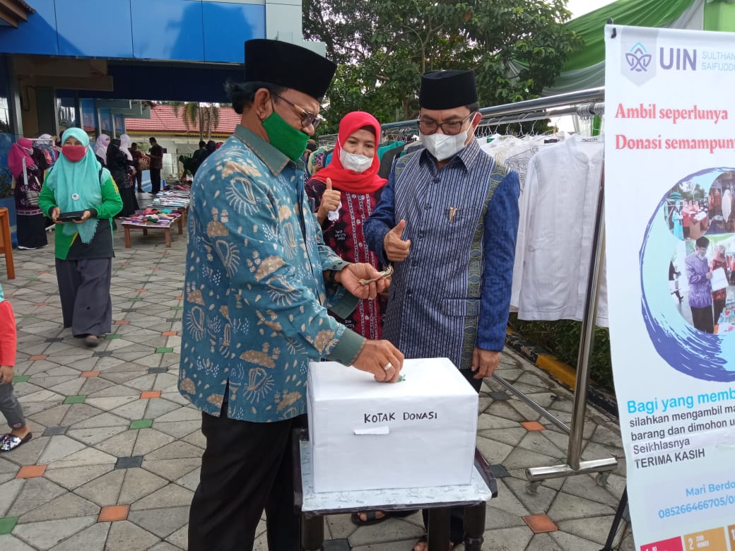 Berbagi Barang Layak Pakai, UIN STS Jambi Lokomotif Perubahan Sosial