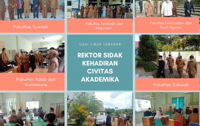 Usai Libur Lebaran, Rektor Sidak Sivitas Akademika