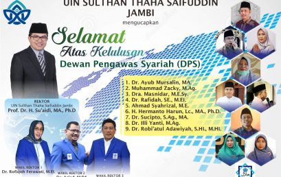 9 Dosen UIN STS Jambi Lulus Dewan Pengawas Syariah