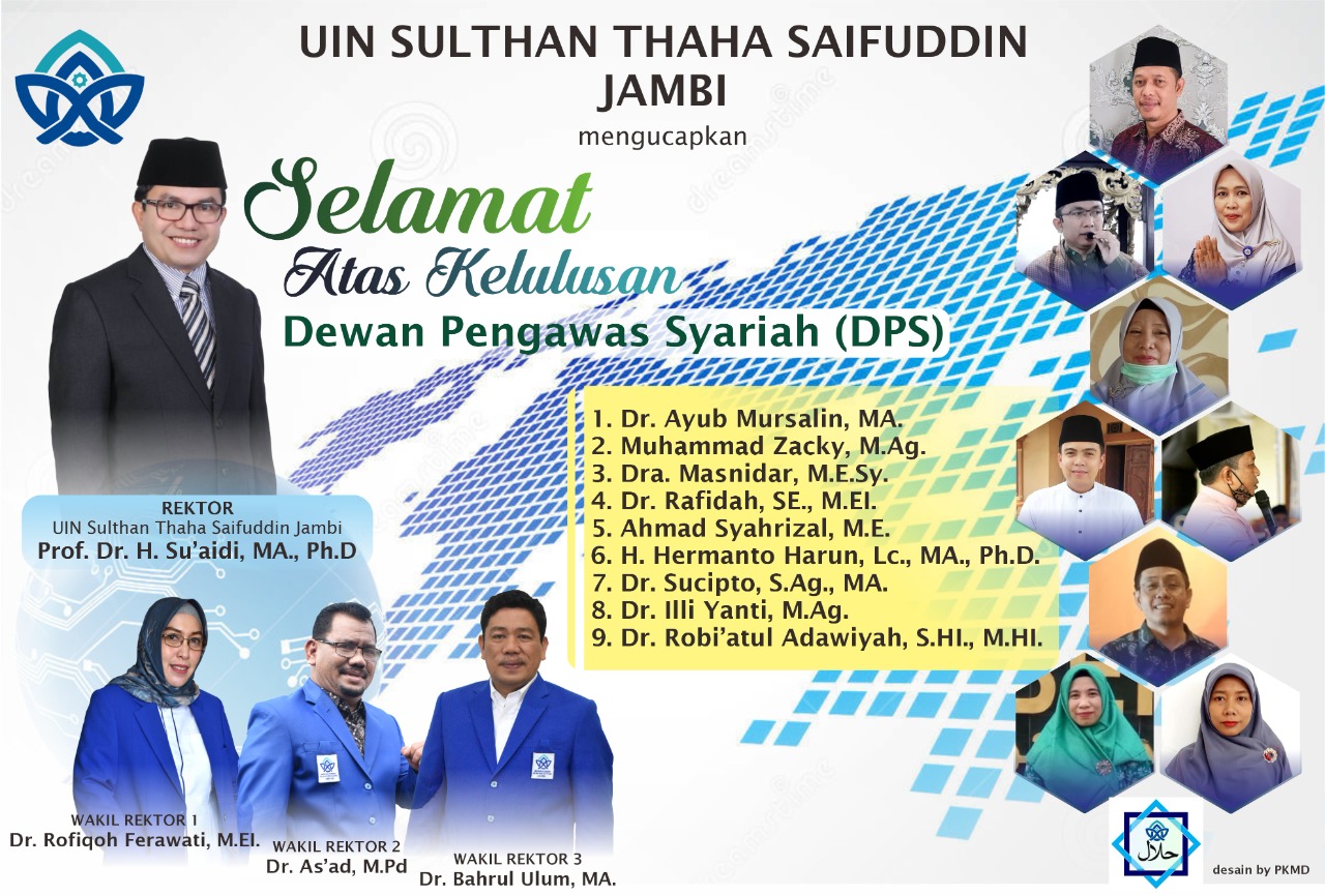 9 Dosen UIN STS Jambi Lulus Dewan Pengawas Syariah 9 Dosen UIN STS Jambi Lulus Dewan Pengawas Syariah