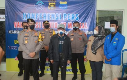 Vaksinasi Covid-19 Massal, Rektor : UIN Mensupport Kegiatan Pemerintah
