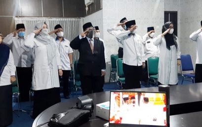 Kemerdekaan RI ke-76, UIN STS Jambi Ikuti Upacara Secara Virtual