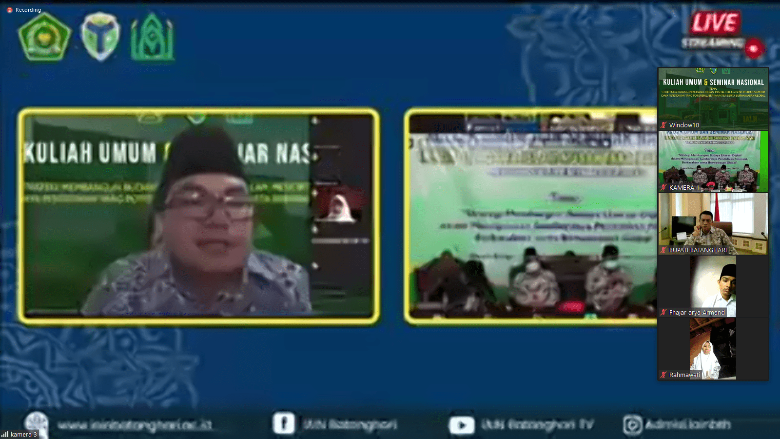 Kuliah Umum IAI Nusantara Batanghari, Rektor Sampaikan Sistem Perkuliahan PTKI di Masa Pandemi Covid-19 Kuliah Umum IAI Nusantara Batanghari, Rektor Sampaikan Sistem Perkuliahan PTKI di Masa Pandemi Covid-19