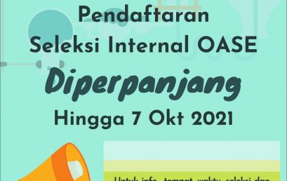 Perpanjangan Pendaftaran Seleksi OASE