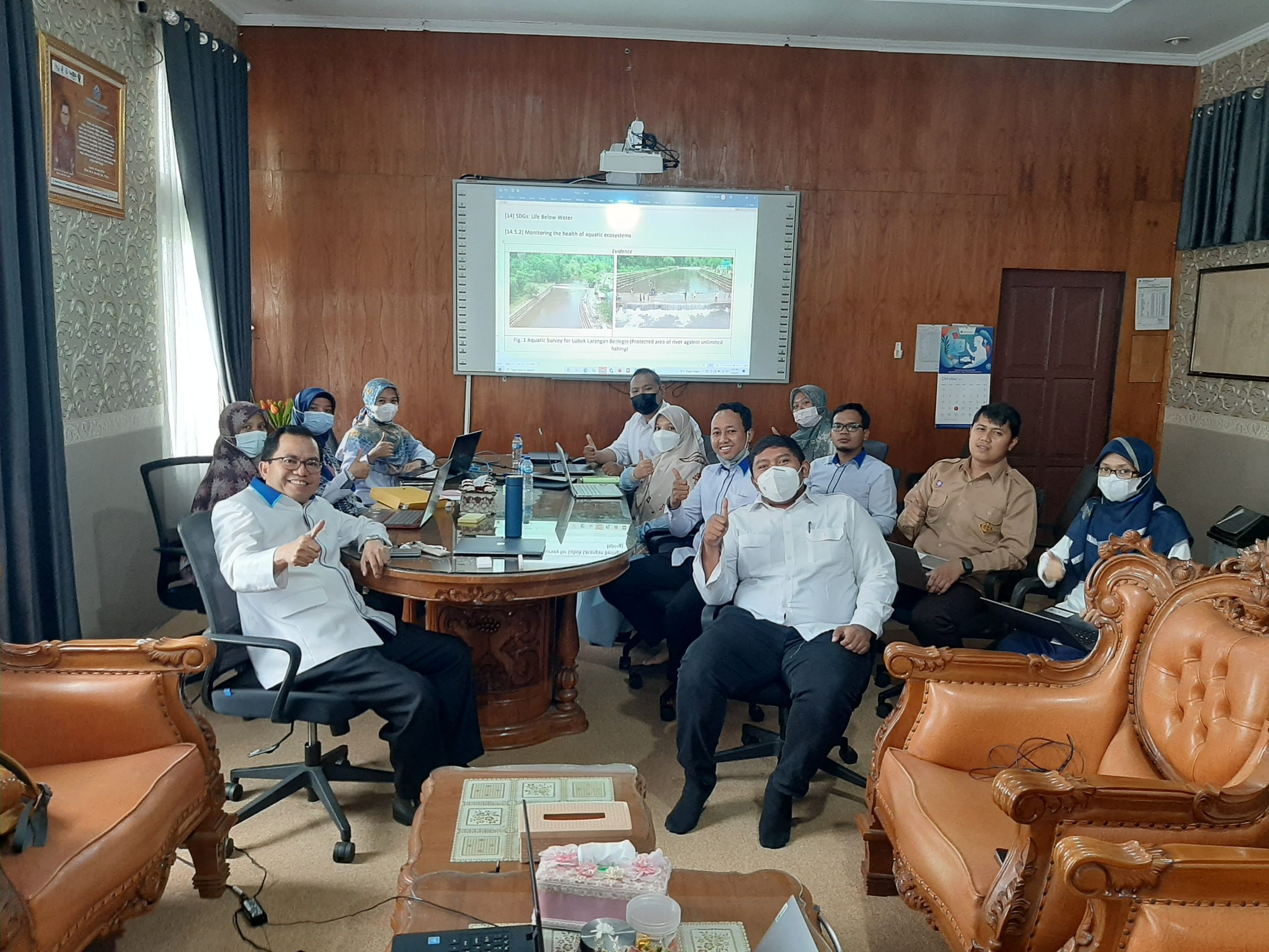 REKTOR UIN SUTHA JAMBI DAMPINGI TEAM THE IMPACT RANKING