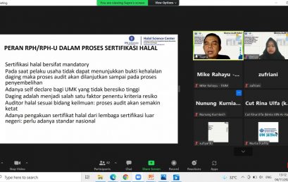 PUSAT KAJIAN HALAL UIN JAMBI:  FGD SKEMA AUDIT HALAL