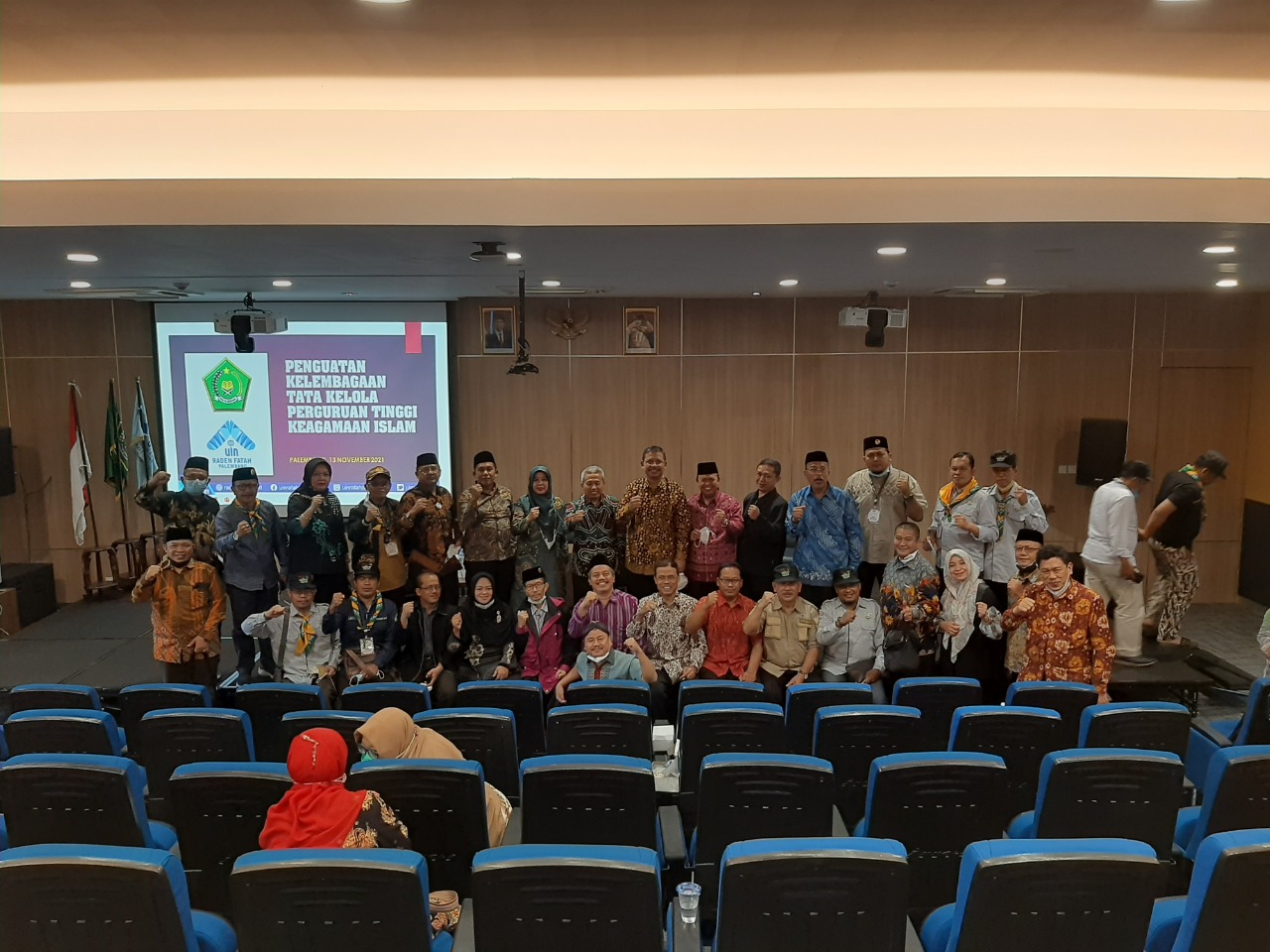 WAKIL REKTOR 3 UIN STS JAMBI IKUTI PAPARAN DARI SEKJEN KEMENAG RI
