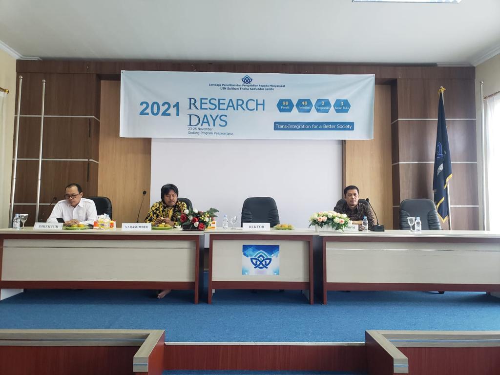 LPPM UIN STS Jambi Gelar Research Days LPPM UIN STS Jambi Gelar Research Days