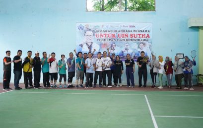Tingkatkan Pendapatan BLU UIN Jambi Rektor Buka Gerakan Olahraga Bersama.