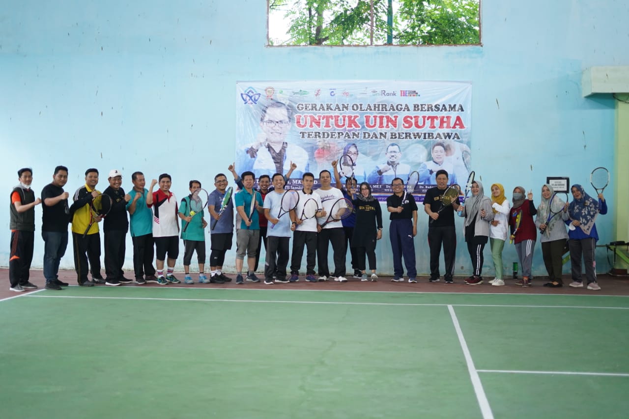 Tingkatkan Pendapatan BLU UIN Jambi Rektor Buka Gerakan Olahraga Bersama.
