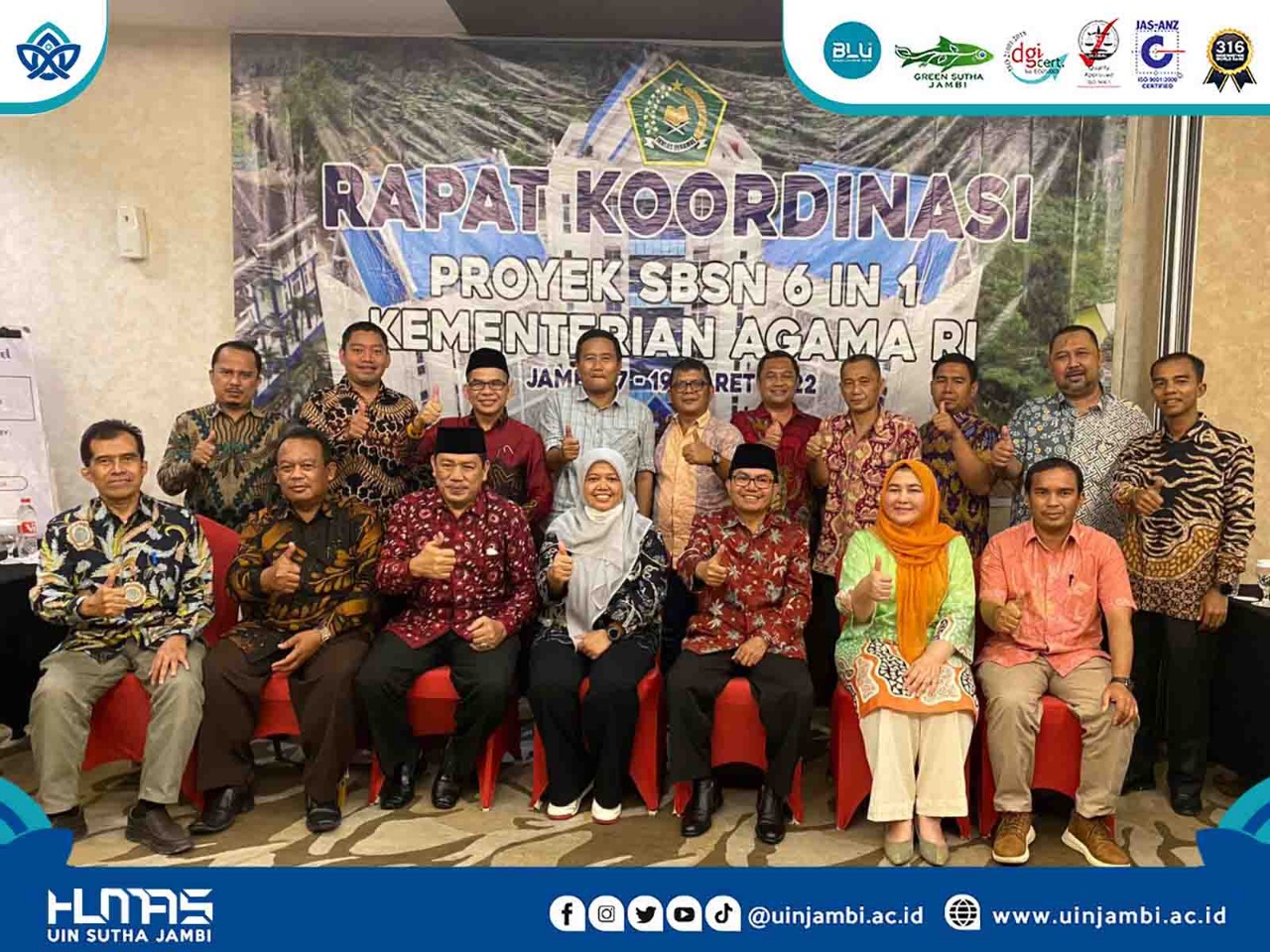 PMU KEMENAG Melaksanakan Rapat Koordinasi dan Evaluasi Proyek SBSN 6in1.