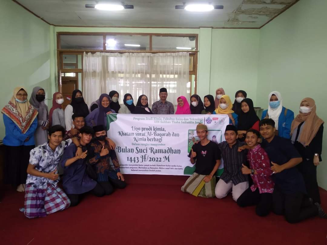 Prodi Kimia FTK UIN STS Jambi Adakan Khatam Surah Al-Baqarah dan Kimia Berbagi Prodi Kimia FTK UIN STS Jambi Adakan Khatam Surah Al-Baqarah dan Kimia Berbagi