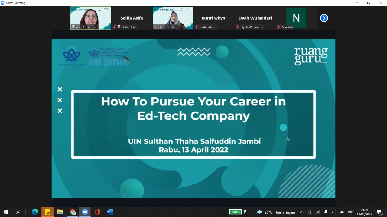 Puska Karir Adakan “Campus Roadshow & Virtual Walk in Interview” Puska Karir Adakan “Campus Roadshow & Virtual Walk in Interview”