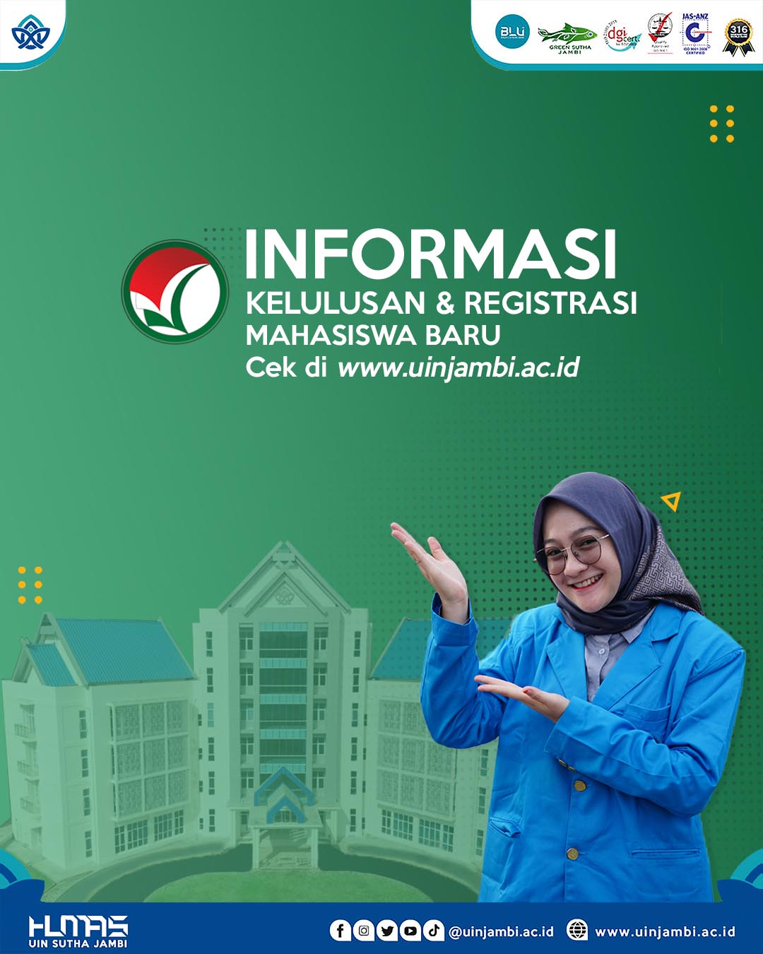 REGISTRASI MAHASISWA BARU TAHUN 2022