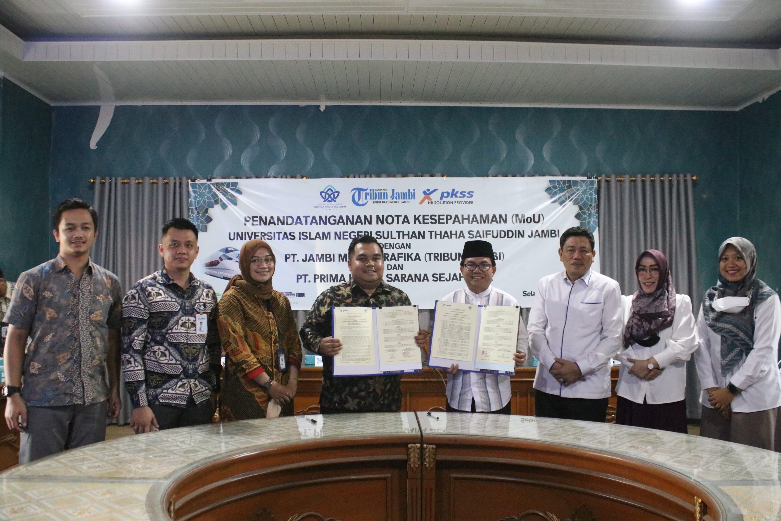 UIN Sutha Jambi Tandatangani MoU Dengan PKSS UIN Sutha Jambi Tandatangani MoU Dengan PKSS
