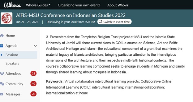 Kegiatan kolaboratif UIN STS Jambi-MSU Amerika Berjalan dengan Pesat Kegiatan kolaboratif UIN STS Jambi-MSU Amerika Berjalan dengan Pesat