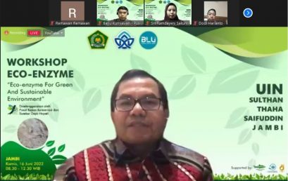Pusat Kajian Konservasi dan Sumber Daya Hayati UIN Jambi Adakan Workshop Eco-enzyme