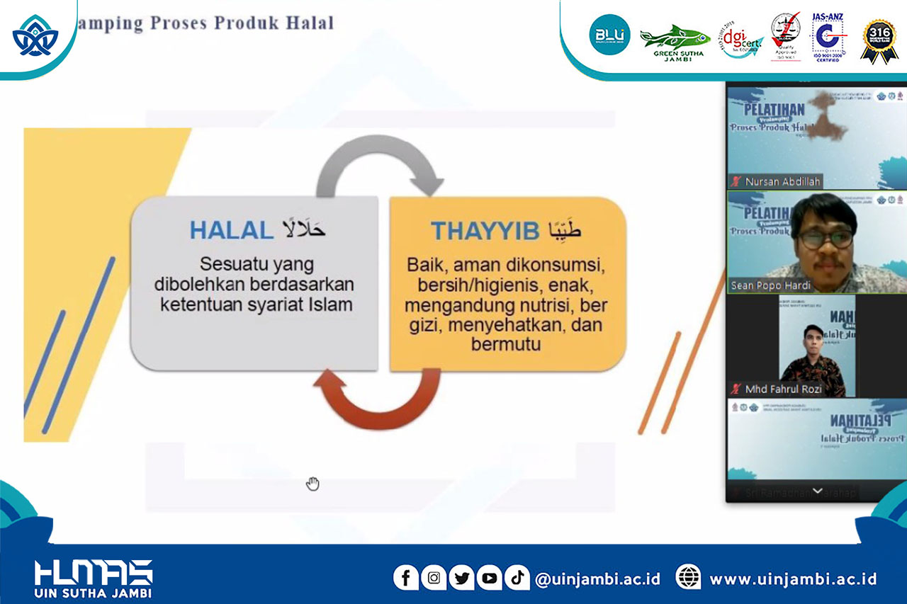 LP3H UIN SUTHA Laksanakan Pendamping Proses Produk Halal (PPH) Angkatan Ke-3