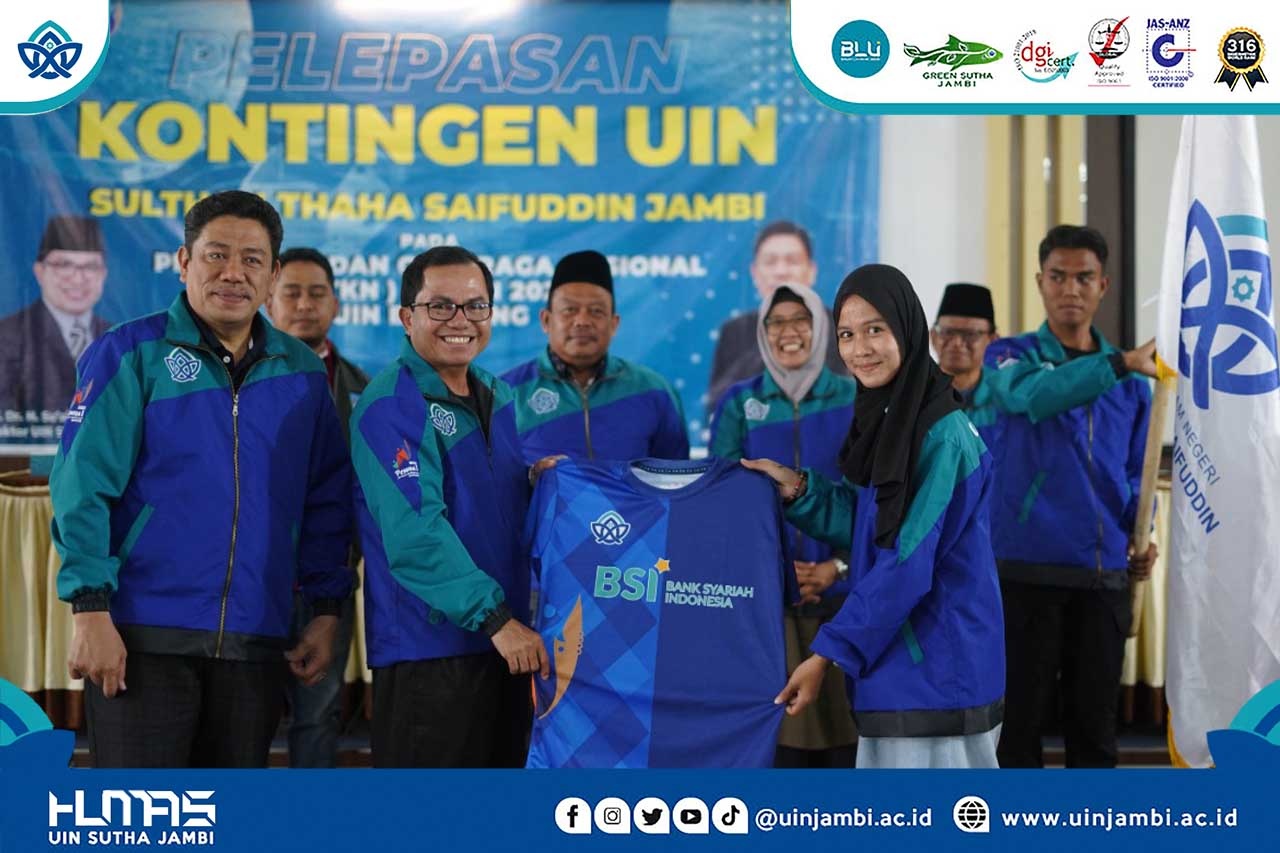 Lepas Kontingen Pesona 1 ke Bandung Rektor Optimis UIN Jambi masuk 3 Besar Nasional
