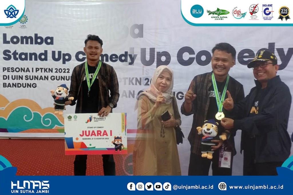 Emas Pertama untuk UIN Jambi di PESONA 1, Rektor beri Reward langsung!