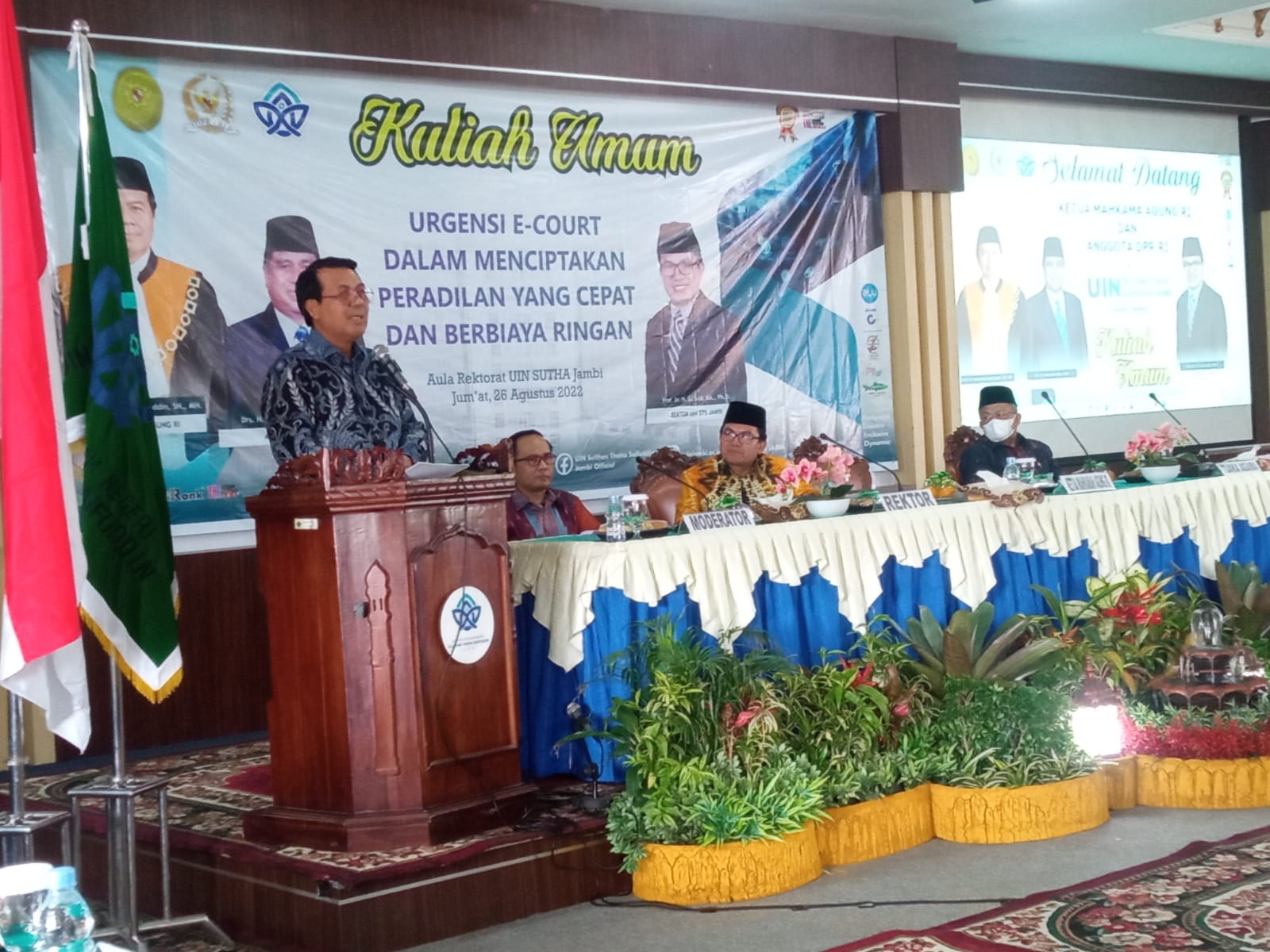 Ketua MA RI Isi Kuliah Umum di UIN Jambi