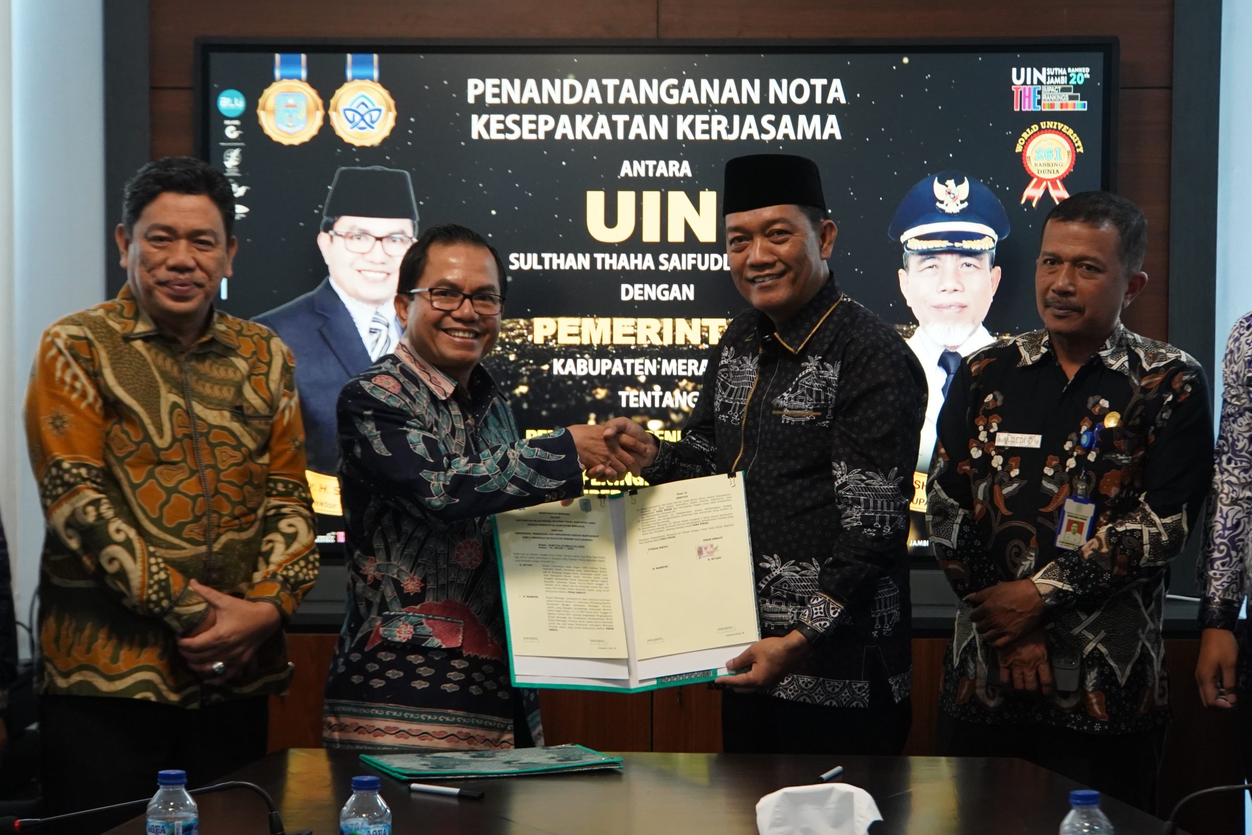 UIN Jambi Tandatangani Perjanjian Kerjasama Dengan Pemerintah Kabupaten Merangin UIN Jambi Tandatangani Perjanjian Kerjasama Dengan Pemerintah Kabupaten Merangin