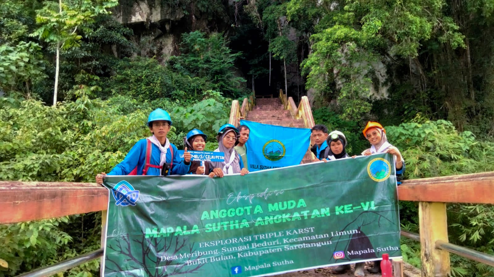 Anggota Muda Mapala Sutha Adakan Ekspedisi Lingkungan Hidup dan Eksplorasi Karts Anggota Muda Mapala Sutha Adakan Ekspedisi Lingkungan Hidup dan Eksplorasi Karts
