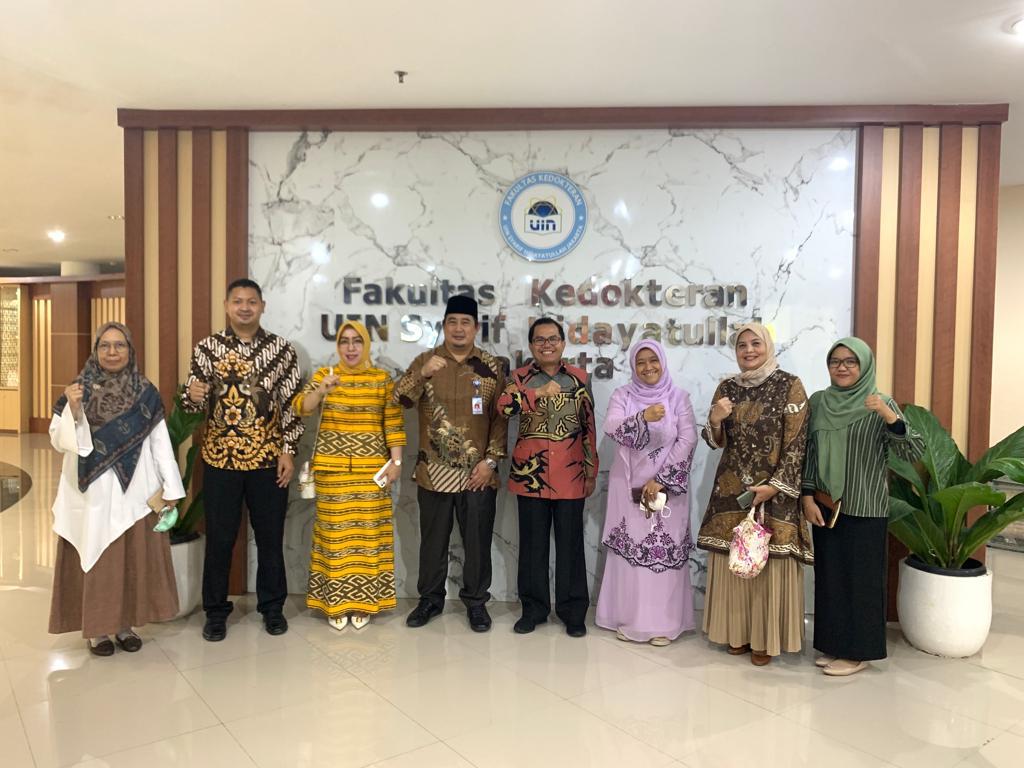 Rektor dan Tim Borang Fakultas Kedokteran Benchmarking ke UIN Jakarta