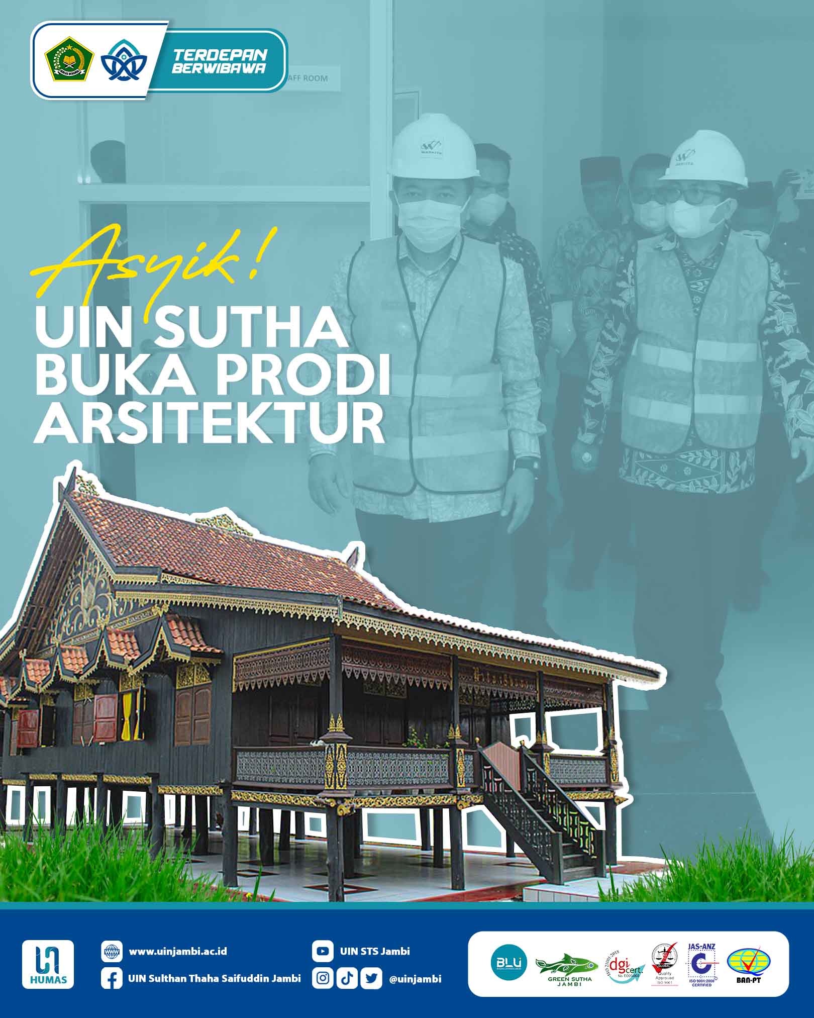 Bertambah Lagi Prodi Baru di UIN Jambi, Program Studi Arsitektur Siap dibuka Bertambah Lagi Prodi Baru di UIN Jambi, Program Studi Arsitektur Siap dibuka