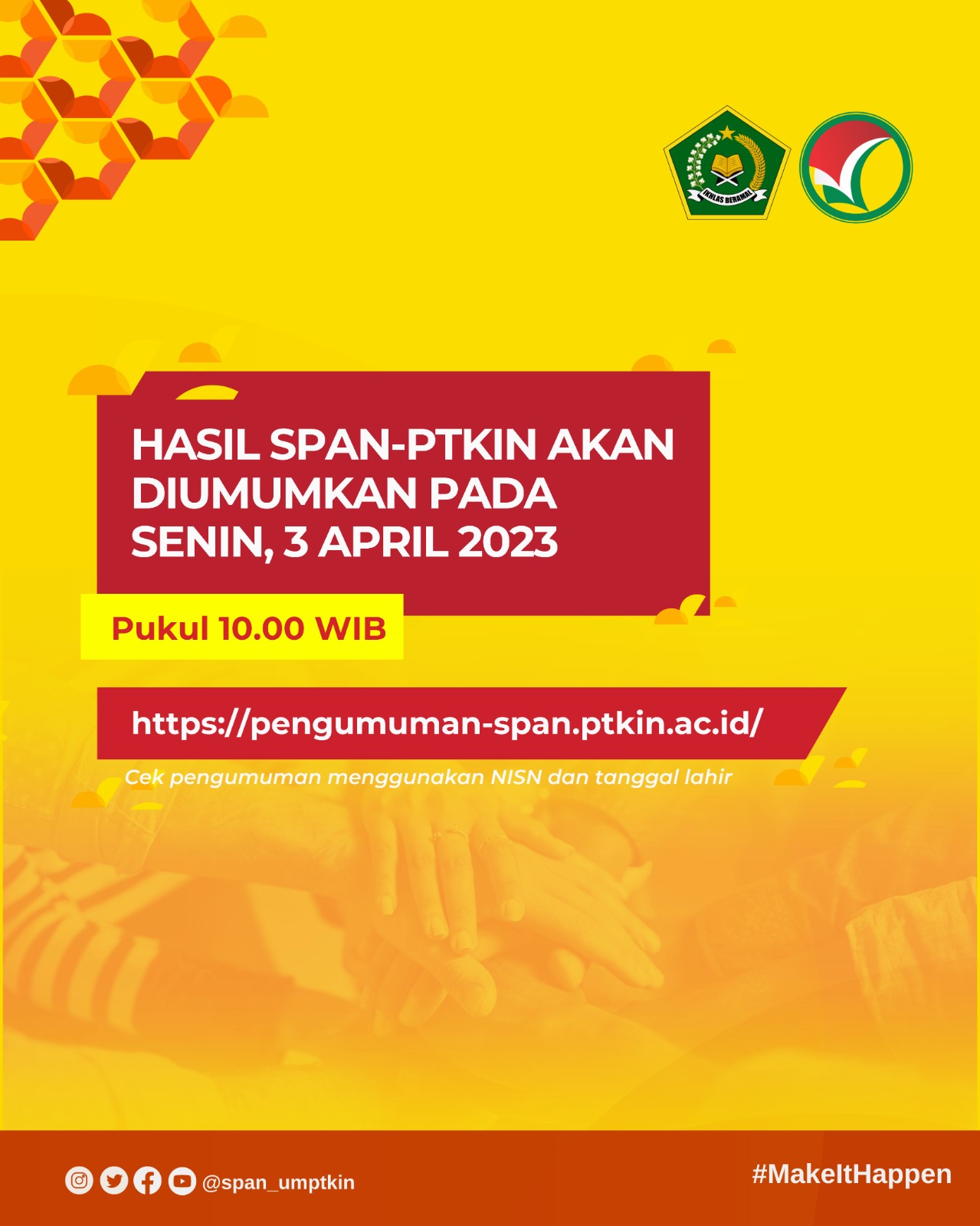 Diumumkan Besok, Berikut Link dan Cara Cek Kelulusan SPAN-PTKIN 2023 Diumumkan Besok, Berikut Link dan Cara Cek Kelulusan SPAN-PTKIN 2023