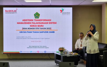 Biro Ortala Kemenag RI Asistensi Transformasi Sistem Kerja Baru di UIN Jambi