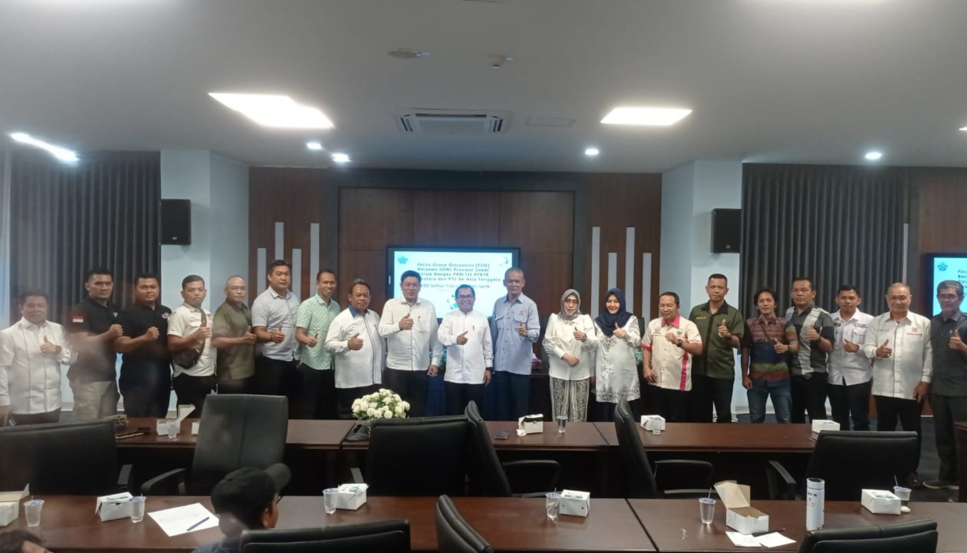 Diskusi Persiapan PKM lll PTKIN Se-Sumatera dan PTI SE-Asia Tenggara UIN SUTHA Jambi Bersama KONI Provinsi Jambi Diskusi Persiapan PKM lll PTKIN Se-Sumatera dan PTI SE-Asia Tenggara UIN SUTHA Jambi Bersama KONI Provinsi Jambi