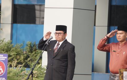Pimpin Upacara Kemerdekaan 78 Tahun RI, Rektor Prof. Sua’idi Sampaikan Sambutan Menteri Agama RI.