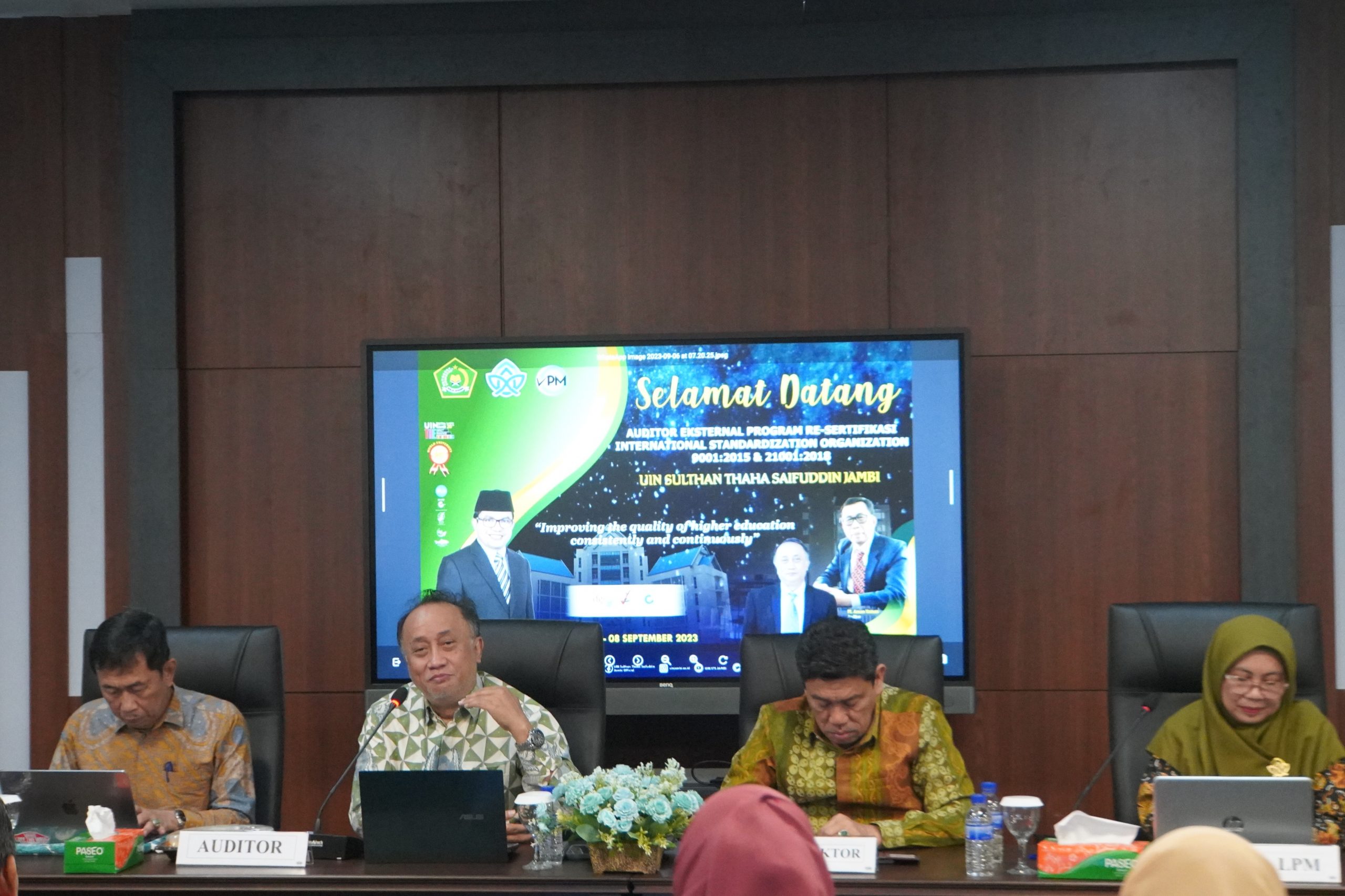 Tingkatkan Mutu Perguruan Tinggi, LPM UIN Jambi Adakan Audit re-Sertifikasi ISO 21001:2018 dan ISO 9001