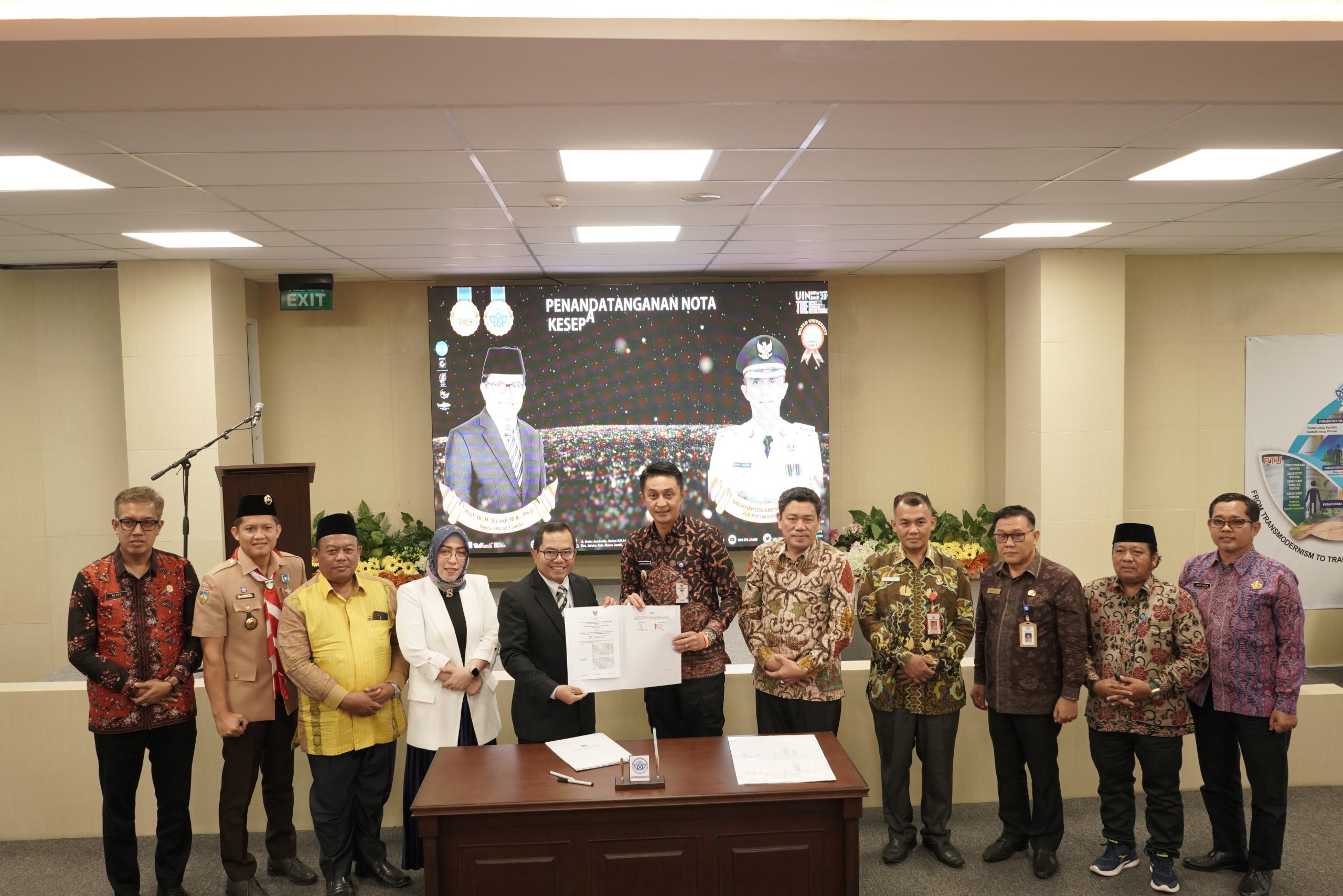 UIN Jambi Tandatangani MoU Dengan Kab. Muaro Jambi UIN Jambi Tandatangani MoU Dengan Kab. Muaro Jambi