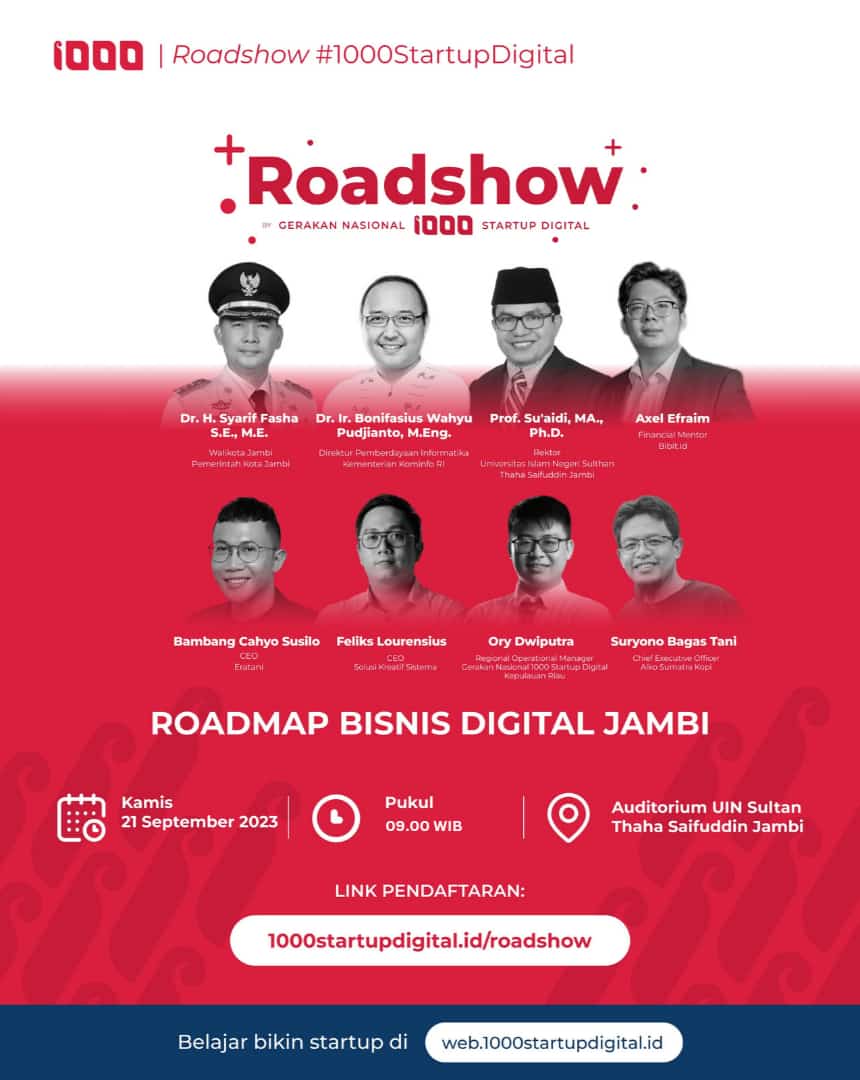 Roadshow Gerakan Nasional 1000 Startup Digital