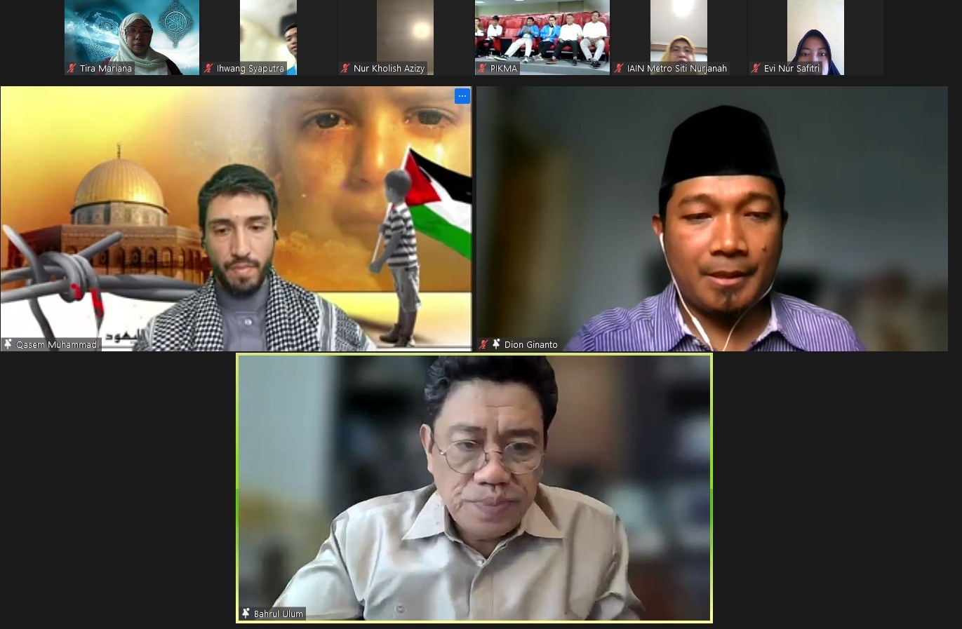 Dr. Qaseem Muhammadi: “Kita harus Bersatu Mensupport Palestina” Dr. Qaseem Muhammadi: “Kita harus Bersatu Mensupport Palestina”