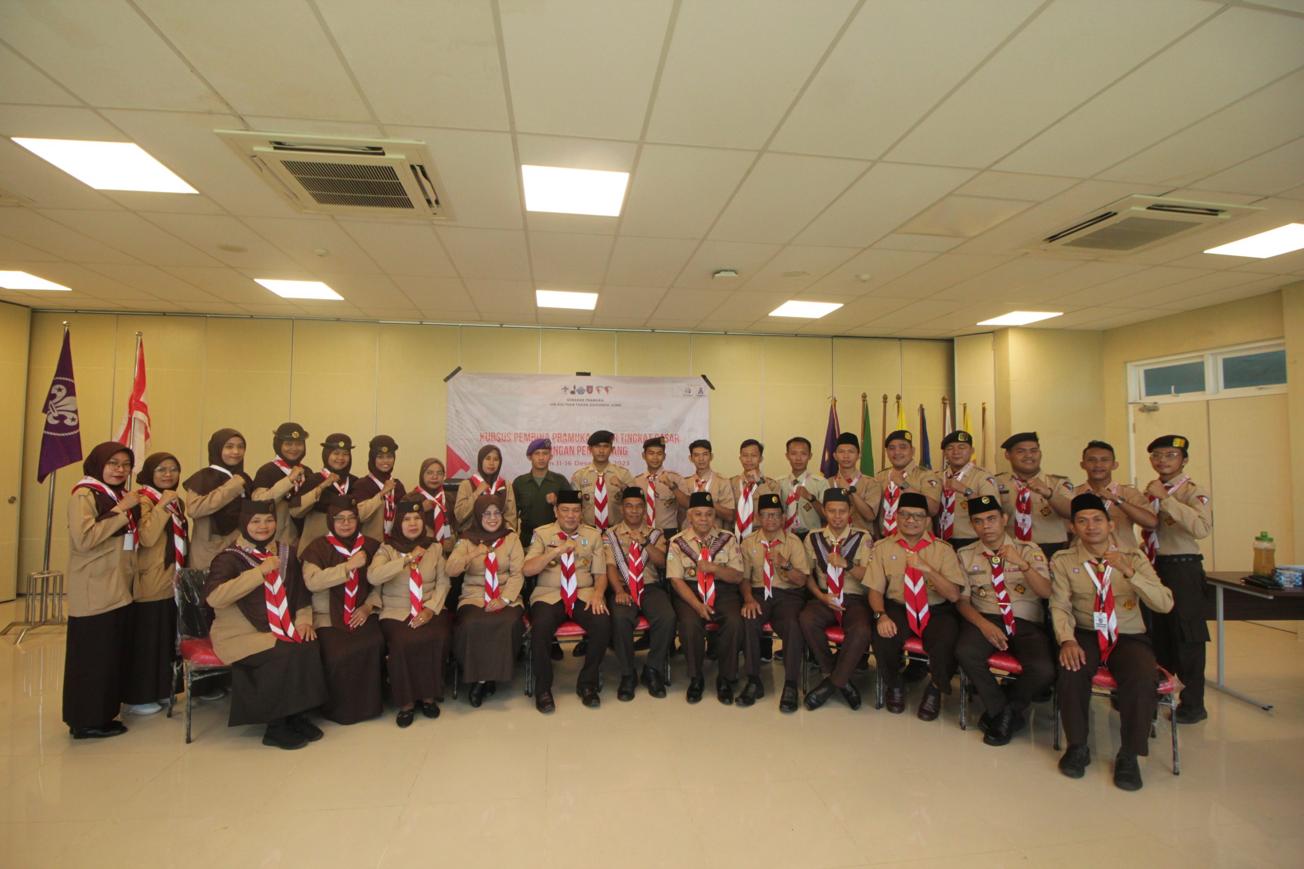 Racana UIN Jambi Selenggarakan Kursus Pembina Mahir Dasar