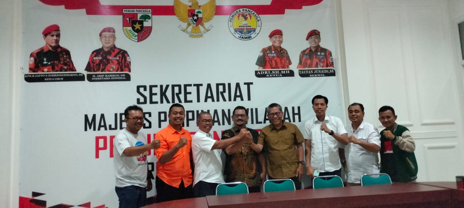 Rektor UIN STS Jambi Sambangi Markas MPW Pemuda Pancasila Rektor UIN STS Jambi Sambangi Markas MPW Pemuda Pancasila