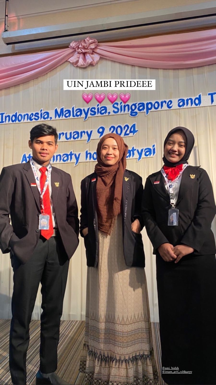 Harumkan Nama UIN STS Jambi, Tiga Mahasiswa Ikut Program GNYS ke Tiga Negara Harumkan Nama UIN STS Jambi, Tiga Mahasiswa Ikut Program GNYS ke Tiga Negara