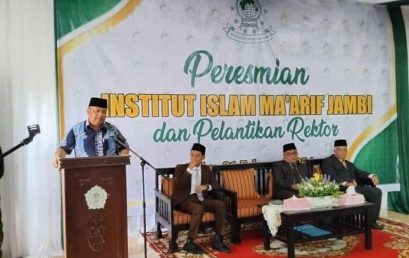 Kopertais Wilayah XIII Jambi Hadiri Peresmian Alih Status STAI Ma’arif