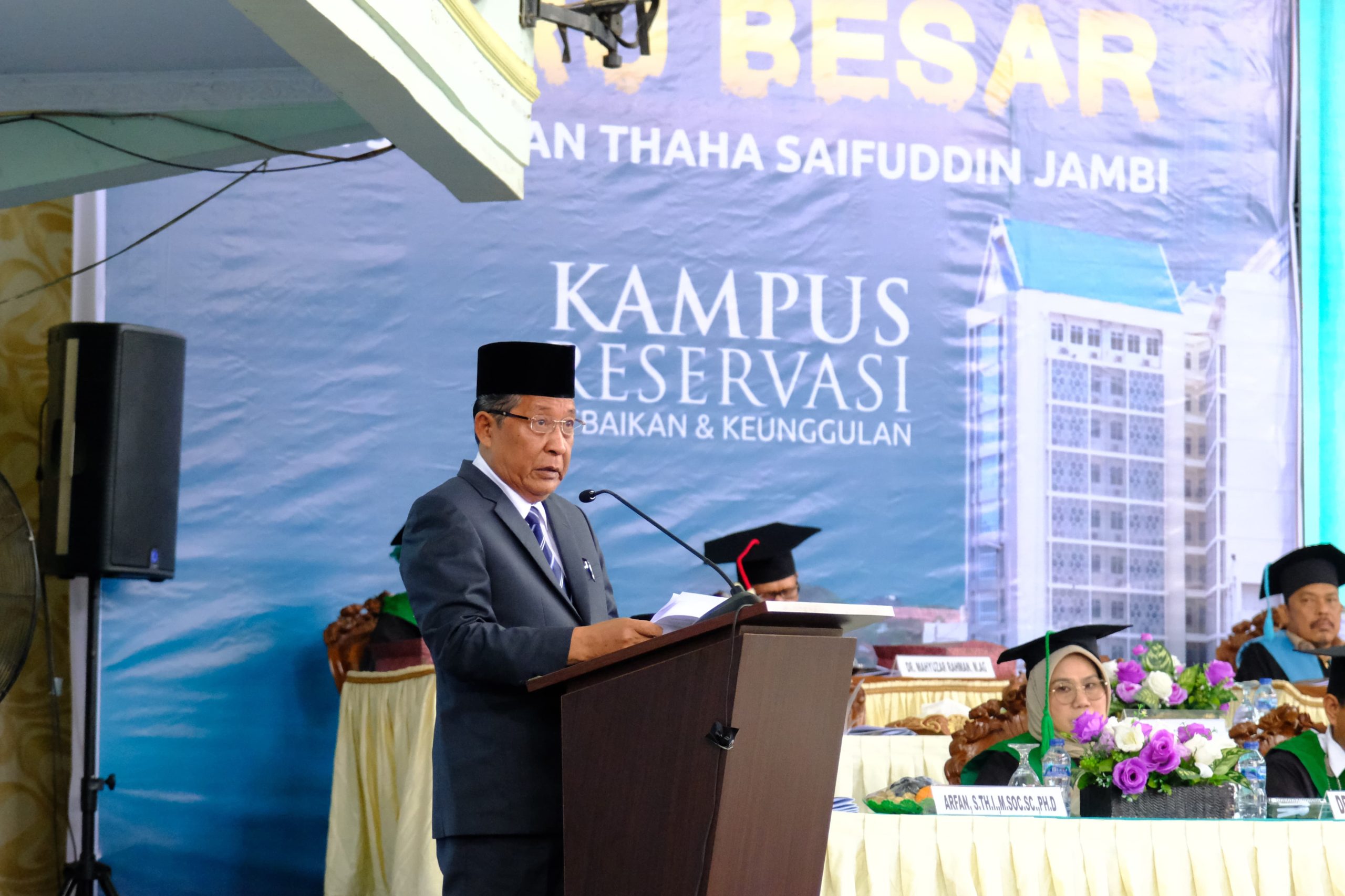 Pengukuhan 6 Guru Besar, Wagub Harapkan ide dan Gagasan Berbasis Riset Terhadap Produk Provinsi Jambi
